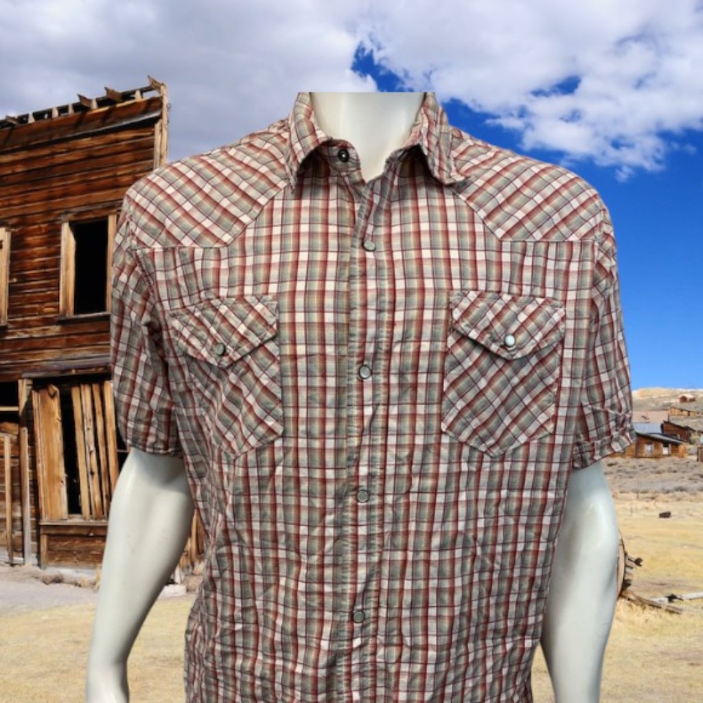 Levi Strauss Signature Western Pearl Snap Shirt Lg